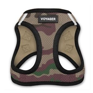 NWT Voyager Black Trim Camo Mesh Dog Harness